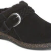 Aetrex Women's Libby Fleece -Englin's Fine Footwear aetrex womens libby fleece black dm240w 58454.1714758990
