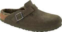 Birkenstock Boston Shearling Lined 15 Birkenstock Boston Shearling Lined -Englin's Fine Footwear birkenstock boston shearling thyme suede 1025667 04930.1732657156