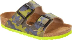 Birkenstock Children's Arizona -Englin's Fine Footwear birkenstock childrens arizona desert soil lime aqua birko flor 1022099 42093.1686246145