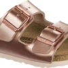 Birkenstock Children's Arizona Electric 2 Birkenstock Children's Arizona Electric -Englin's Fine Footwear birkenstock childrens arizona electric metallic copper birko flor 1012478 54740.1686247845