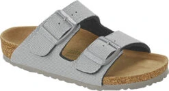 Birkenstock Children's Arizona Vegan -Englin's Fine Footwear birkenstock childrens arizona vegan stone coin canvas 1022314 41702.1686255379
