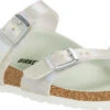 Birkenstock Children's Mayari Vegan 1 Birkenstock Children's Mayari Vegan -Englin's Fine Footwear birkenstock childrens mayari vegan iridescent matcha microfiber 1024713 37427.1686243946
