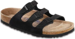 Birkenstock Women's Florida Soft Footbed -Englin's Fine Footwear birkenstock florida soft footbed black nubuck 954511 61360.1585835172