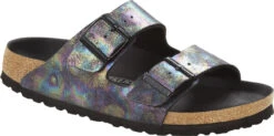 Birkenstock Arizona Vegan -Englin's Fine Footwear birkenstock unisex arizona vegan iridescent black microfiber 1021251 06441.1657731075