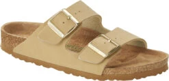 Birkenstock Arizona Vegan -Englin's Fine Footwear birkenstock unisex arizona vegan latte cream birkibuc 1018988 50285.1657731075