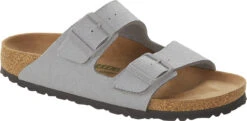 Birkenstock Arizona Vegan -Englin's Fine Footwear birkenstock unisex arizona vegan stone coin textile 1021397 1021454 74031.1657731075