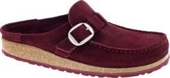 Birkenstock Women's Buckley -Englin's Fine Footwear birkenstock womens buckley maroon suede 1021079 90163.1652112187
