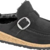 Birkenstock Women's Buckley Shearling -Englin's Fine Footwear birkenstock womens buckley shearling black suede 1018126 90383.1758314436