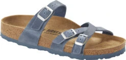 Birkenstock Women's Franca -Englin's Fine Footwear birkenstock womens franca dusty blue oiled leather 1022545 1022546 75050.1657908582