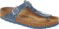 Birkenstock Women's Gizeh Braid -Englin's Fine Footwear birkenstock womens gizeh braid dusty blue oiled leather 1021347 49196.1657895495