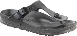 Birkenstock Women's Gizeh Essentials -Englin's Fine Footwear birkenstock womens gizeh essentials metallic anthracite eva 1001505 14147.1551993691