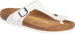 Birkenstock Women's Gizeh -Englin's Fine Footwear birkenstock womens gizeh white birko flor 745531 18589.1657894816