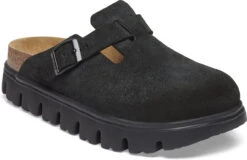 Birkenstock Women's Papillio Boston Chunky -Englin's Fine Footwear birkenstock womens papillio boston chunky black suede 1028317 31445.1758311304