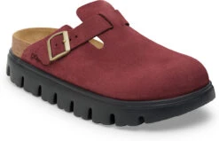Birkenstock Women's Papillio Boston Chunky -Englin's Fine Footwear birkenstock womens papillio boston chunky zinfandel suede 1030400 33730.1758311304