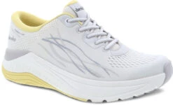 Dansko Pace -Englin's Fine Footwear dankso womens pace white yellow mesh 4205011717 77180.1651793268