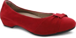 Dansko Lina -Englin's Fine Footwear dansko womens lina red kid suede 5702040204 84348.1533082350