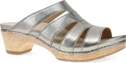 Dansko Lyndi -Englin's Fine Footwear dansko womens lyndi platino metallic 2221241400 31658.1742824686