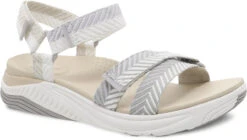 Dansko Racquel 11 Dansko Racquel -Englin's Fine Footwear dansko womens racquel sand herringbone webbing 4915212400 38823.1677526784