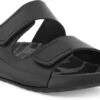 ECCO Women's 2nd Cozmo Two Band Slide -Englin's Fine Footwear ecco womens 2nd cozmo two band slide black 20682301001 70836.1647473353