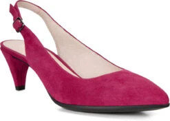 ECCO Women's Shape 45 Pointy Sleek Slingback Pump -Englin's Fine Footwear ecco womens shape 45 pointy sleek slingback pump sangria 26444305422 81286.1585006343