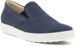 ECCO Women's Soft 7 Slip-On Sneaker -Englin's Fine Footwear ecco womens soft 7 slip on sneaker marine powder 47049351056 24936.1687217921