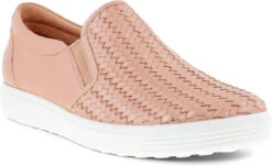 ECCO Women's Soft 7 Woven II Slip-On -Englin's Fine Footwear ecco womens soft 7 woven 2 slip on tuscany metallic 47011360294 46482.1702004511