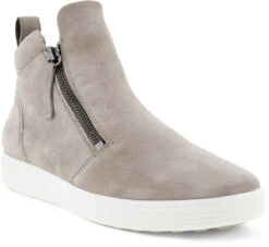 ECCO Women's Soft 7 Zip Bootie -Englin's Fine Footwear ecco womens soft 7 zip bootie warm grey 47031302375 74109.1642784709