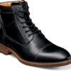 Florsheim Lodge Cap Toe Lace Up Boot -Englin's Fine Footwear florsheim mens lodge cap toe lace up boot black ch 14286 010 08838.1628279402
