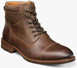 Florsheim Lodge Cap Toe Lace Up Boot -Englin's Fine Footwear florsheim mens lodge cap toe lace up boot brown ch 14286 215 90685.1628279402