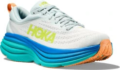 Hoka Men's Bondi 8 -Englin's Fine Footwear hoka mens bondi 8 ice flow blue 1123202 ifbob 84364.1745426713