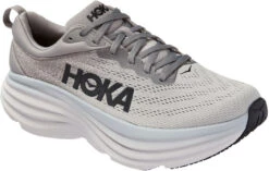 Hoka Men's Bondi 8 -Englin's Fine Footwear hoka mens bondi 8 sharkskin harbor mist 1123202 shms 67721.1745426713