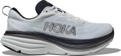 Hoka Men's Bondi 8 -Englin's Fine Footwear hoka mens bondi 8 white black 1123203 wblc 05857.1745426713