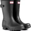 Hunter Women's Original Short Back Adjustable Rain Boot -Englin's Fine Footwear hunter womens original short back adjustable rain boot black wfs1013rma blk 59039.1574826255