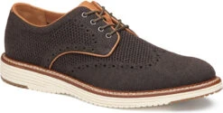 Johnston & Murphy Upton Knit Wingtip -Englin's Fine Footwear johnston and murphy mens upton knit wingtip brown heathered knit 20 6893 77242.1713561526