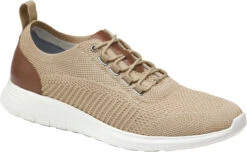 Johnston & Murphy Amherst Knit U-Throat -Englin's Fine Footwear johnston murphy men amherst knit u throat taupe knit 25 3432 02101.1700845736