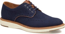 Johnston & Murphy Upton Knit Wingtip -Englin's Fine Footwear johnston murphy men upton knit wingtip navy knit 20 5369 47065.1713560611