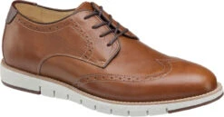 Johnston & Murphy Martell Wingtip -Englin's Fine Footwear johnston murphy mens martell wingtip tan full grain 27 1746 14667.1620271667
