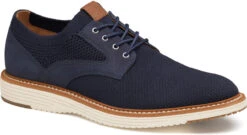 Johnston & Murphy Upton Knit Plain Toe -Englin's Fine Footwear johnston murphy mens upton knit plain toe navy knit 20 5359 49891.1713561550