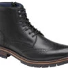 Johnston & Murphy XC Flex Cody Wingtip Zip Boot -Englin's Fine Footwear johnston murphy xc flex cody wingtip zip boot black full grain 20 5521 52400.1601932232