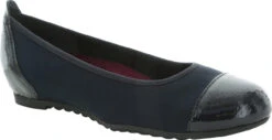 Munro Henlee -Englin's Fine Footwear munro henlee navy fabric navy patent m183497 04032.1522422780