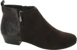 Munro Lexi -Englin's Fine Footwear munro lexi brown suede brown croco M601526 24243.1477067795