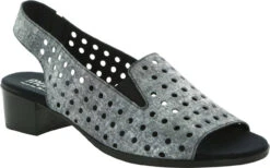 Munro Mickee -Englin's Fine Footwear munro womens mickee pewter metallic leather m427370 59020.1548257862