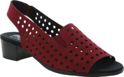 Munro Mickee -Englin's Fine Footwear munro womens mickee red nubuck m427336 95532.1548257862