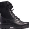 Sam Edelman Women's Lydell Combat Boot -Englin's Fine Footwear sam edelman womens lydell combat boot black leather knit h3912m3001 32972.1656456101