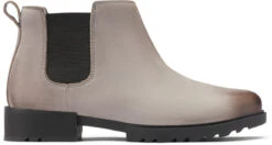 Sorel Women's Emelie II Chelsea Bootie -Englin's Fine Footwear sorel womens emilie 2 chelsea bootie quarry black 1951201052 59193.1635176499