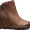 Sorel Women's Joan Of Arctic Wedge II Zip -Englin's Fine Footwear sorel womens joan of arctic wedge 2 zip ash brown 1876991240 11882.1603280079