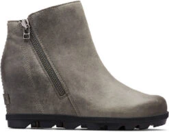 Sorel Women's Joan Of Arctic Wedge II Zip -Englin's Fine Footwear sorel womens joan of arctic wedge 2 zip quarry 1870231052 07230.1603280080