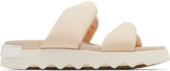 Sorel Women's Viibe Twist Slide Sandal -Englin's Fine Footwear sorel womens viibe twist slide sandal nova sand chalk 2039961260 93830.1683315800