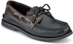 Sperry Men's Authentic Original Boat Shoe -Englin's Fine Footwear sperry mens authentic original boat shoe black amaretto 0191486 89911.1494591727