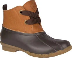 Sperry Women's Saltwater 2-Eye Leather -Englin's Fine Footwear sperry womens saltwater 2 eye leather tan brown sts84823 77071.1565132266